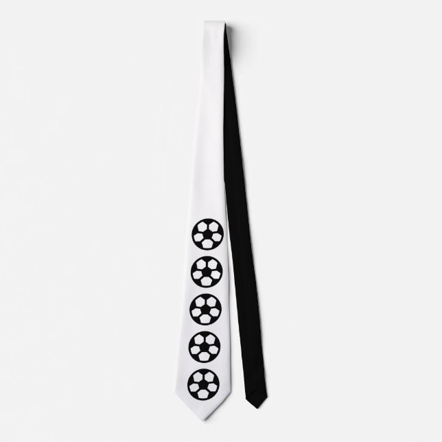 Simply Symbols - soccer ball + your ideas Tie (Front)