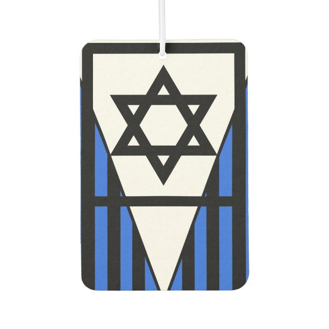 Simply Symbols - STAR OF DAVID + your ideas Air Freshener (Front)