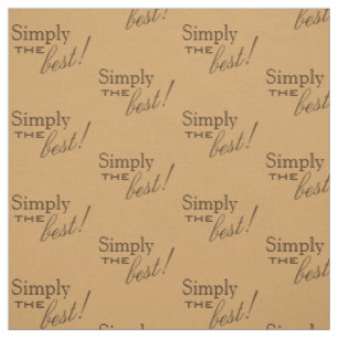 Simply text design / change in your ideas fabric
