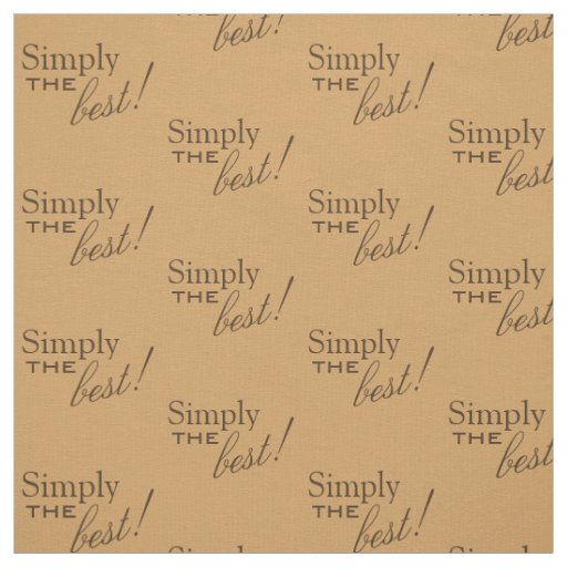 Simply text design / change in your ideas fabric