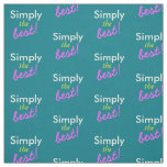 Simply text design / change in your ideas fabric