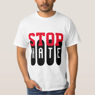 Simply text design "STOP HATE" T-Shirt