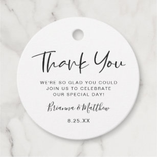 Wedding Favor Tags | Zazzle