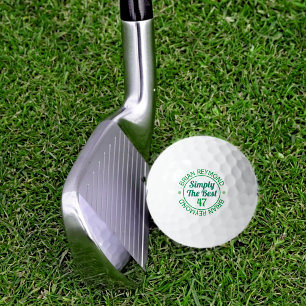 Simply The Best golfer's gift Golf Balls