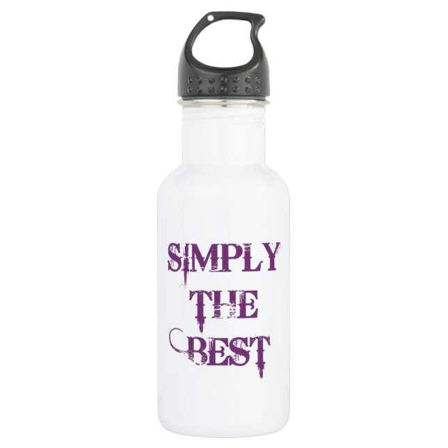 Simply the Best Water Bottle (Front)