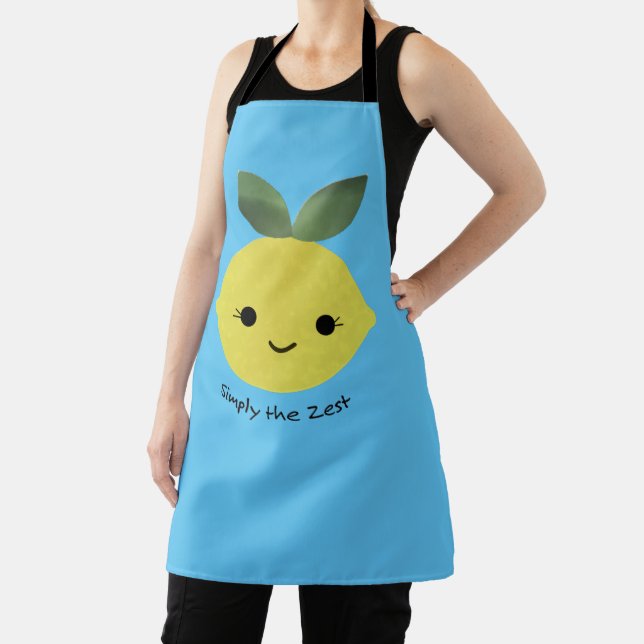 Simply the Zest Cute Kawaii Lemon Apron (Insitu)