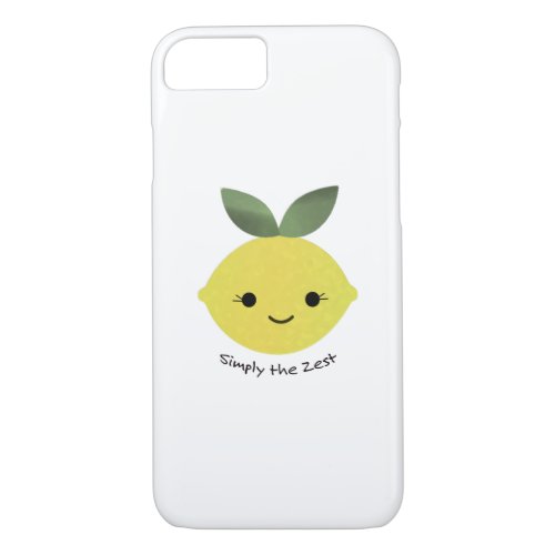 Simply the Zest Cute Kawaii Lemon iPhone 87 Case