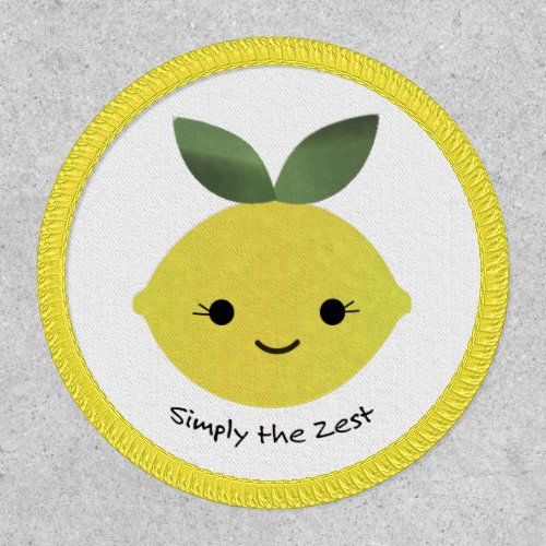 Simply the Zest Cute Kawaii Lemon   Patch