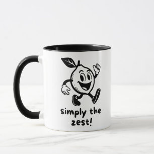 Simply The Zest Fun Lemon Pun Mug