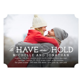 Simply Timeless Photo Wedding Invitation