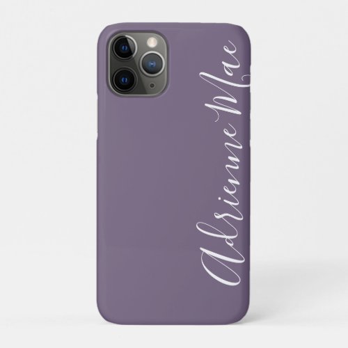 Simply Trendy Personalized Purple Grape iPhone 11 Pro Case