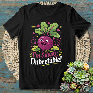 Simply Un-Beet-Able Funny Beet Pun for Veggie Love T-Shirt