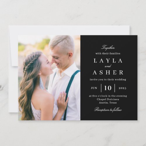 Simply United Photo Wedding Invitation SUN