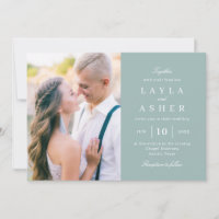 Simply United Photo Wedding Invitation SUN