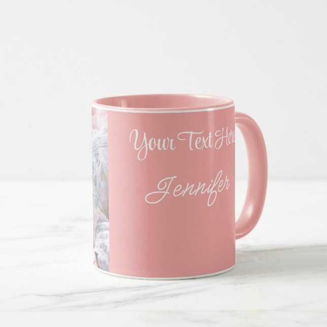 Simply Upload a Favorite Photo Add Name Gift Mug (Front Right)