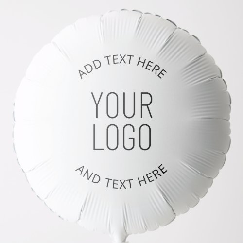 Simply Upload Your Logo Customizable Circular Text Balloon