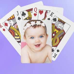 Simply Upload Your Photo 54 Photos of Baby! Poker Cards