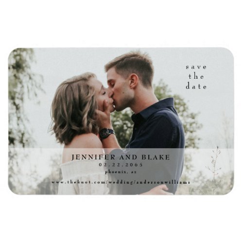 Simply Us Photo Wedding Save the Date Magnet