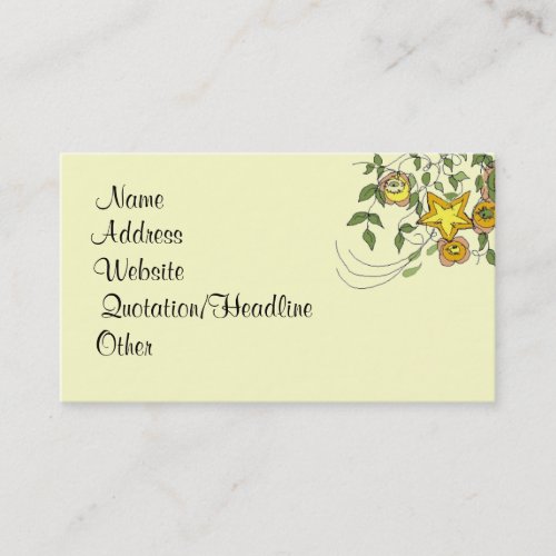 Simply Vines Business Card