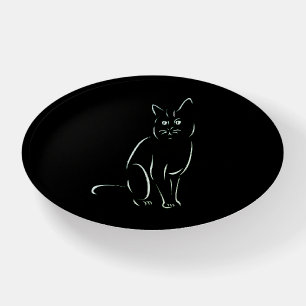 Simply White Kitty Cat Paperweight