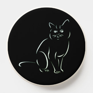 Simply White Kitty Cat PopSocket