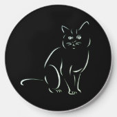 Simply White Kitty Cat Wireless Charger (Front)