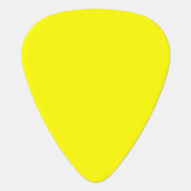 Simply Yellow Guitar Pick (Front)