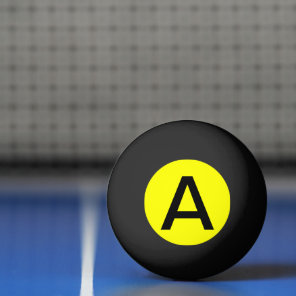 Simply Yellow Solid Color Ping Pong Ball