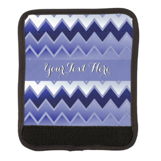 Simply ZigZag-navy Blue Luggage Handle Wrap