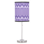 Simply ZigZag - Purple Table Lamp (Back)