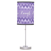 Simply ZigZag - Purple Table Lamp (Front)