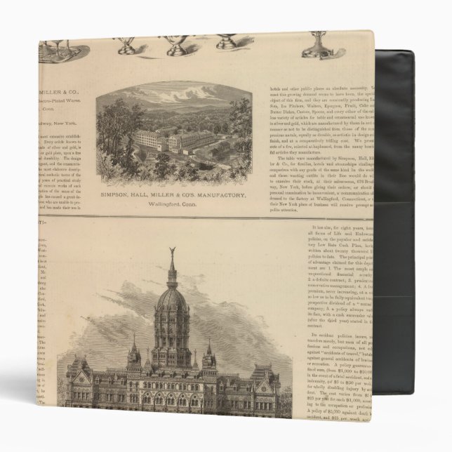 Simpson, Hall, Miller and Traveler's Company Binder (Front/Inside)