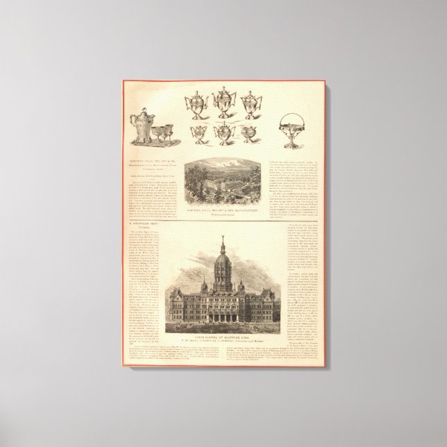 Simpson, Hall, Miller and Traveler's Company Canvas Print (Front)