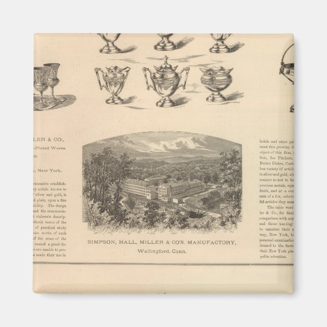 Simpson, Hall, Miller and Traveler's Company Magnet (Front)