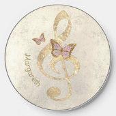 simulated foil musician design  wireless charger  (Front)