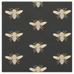 simulated glitter bee fabric