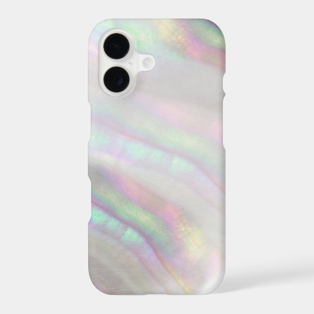 simulated iridescent shell iPhone case (Back)