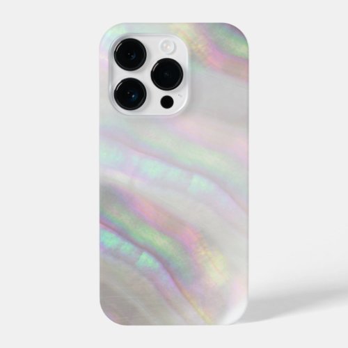 simulated iridescent shell iPhone 14 pro case
