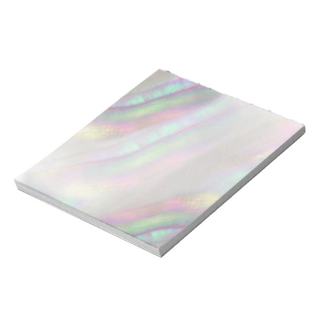 simulated iridescent shell notepad (Rotated)
