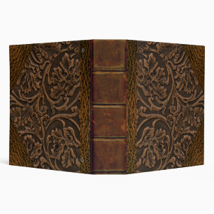 Simulated Saddle Leather 1 - 2" Binder