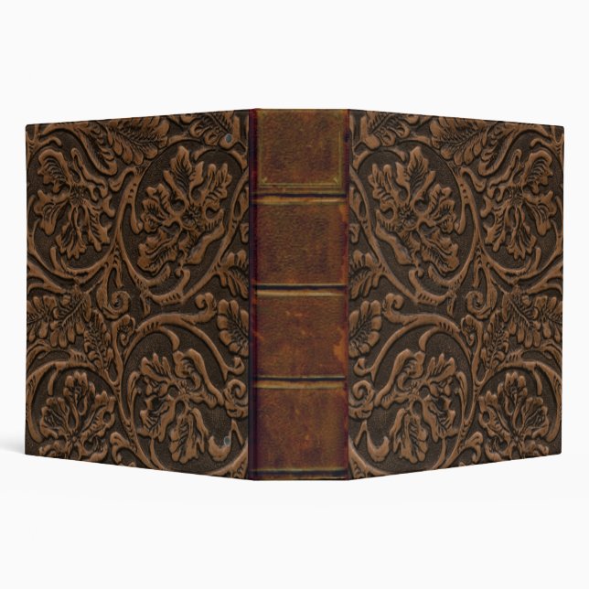 Simulated Saddle Leather 2 - 2" Binder (Background)