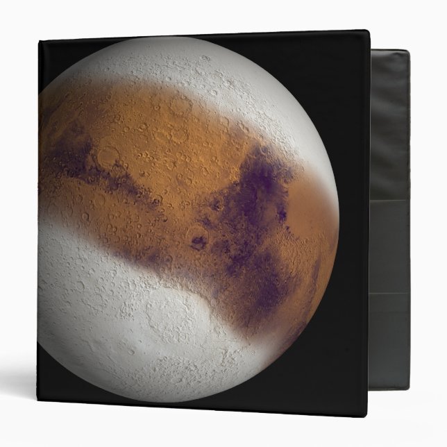 Simulated view of Mars Binder (Front/Inside)