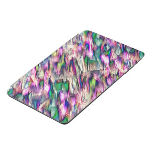 Simulating rock or stalagmite with flashy colors iPad mini cover