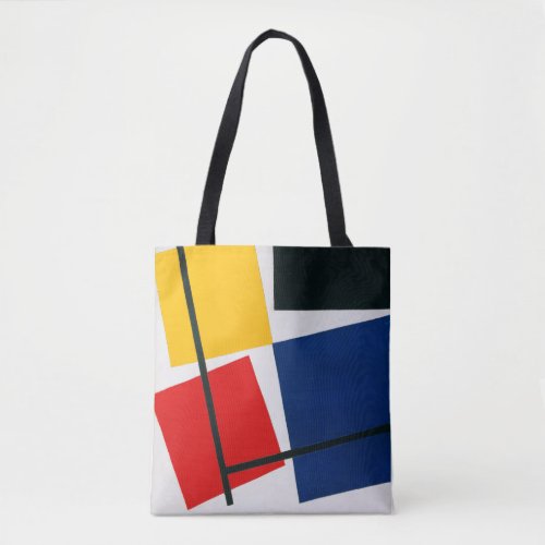 Simultaneous Counter Composition Tote Bag