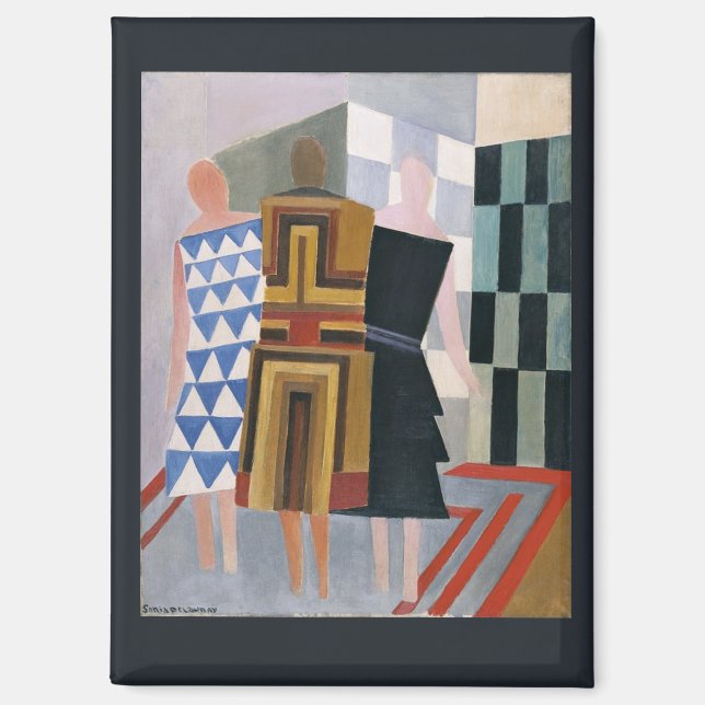 Simultaneous Dress Forms by Sonia Delaunay,  Magnet (Front)