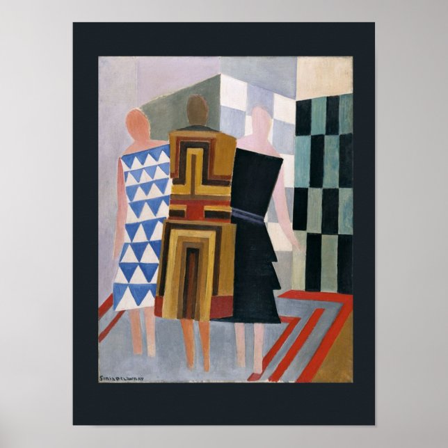 Simultaneous Dress Forms by Sonia Delaunay,  Poster (Front)