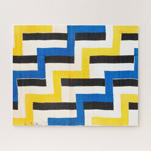 Simultaneous Fabric | Sonia Delaunay | Jigsaw Puzzle (Horizontal)