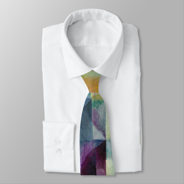 Simultaneous Window 1912 by Robert Delaunay Neck Tie (Tied)