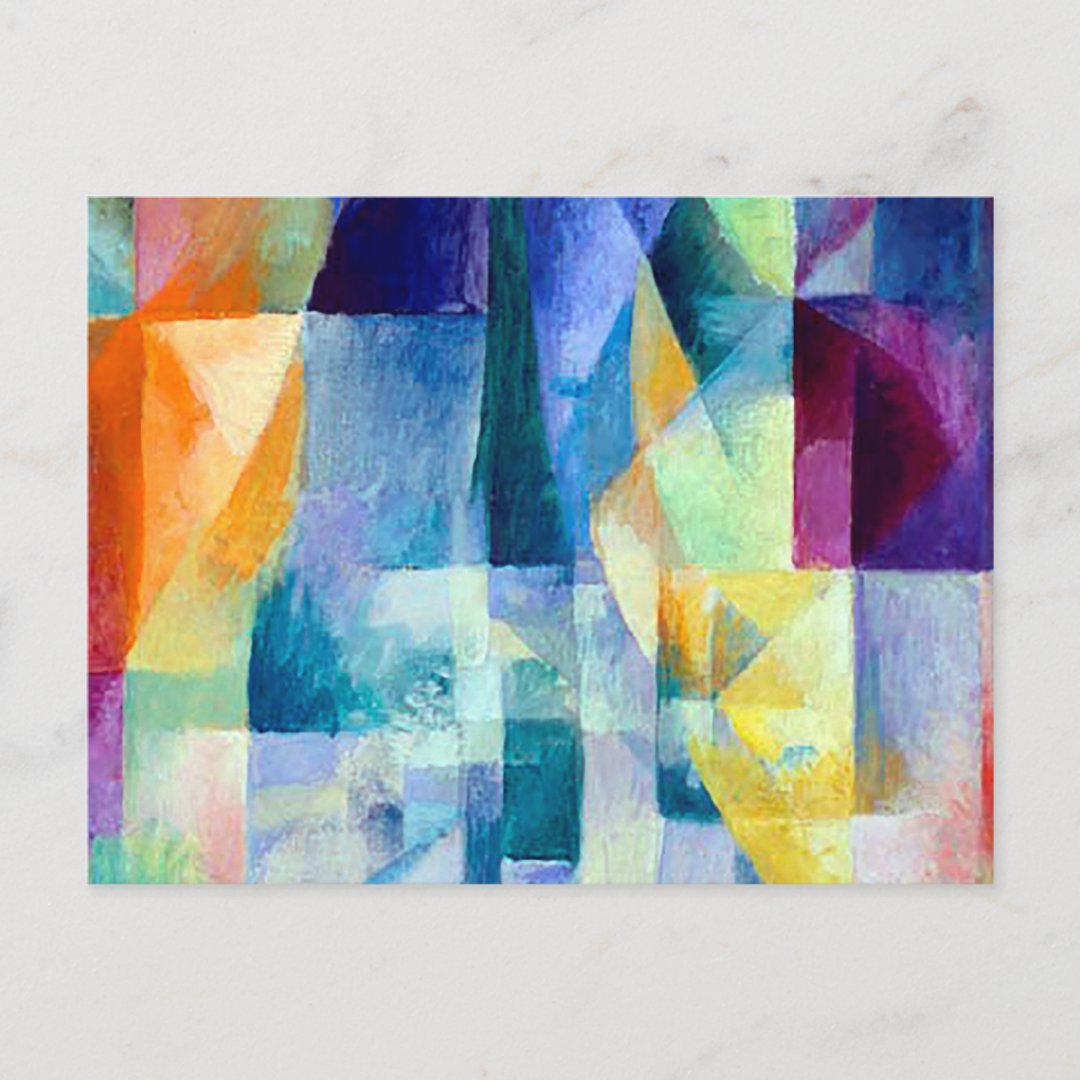 Simultaneous windows by Robert Delaunay Postcard | Zazzle