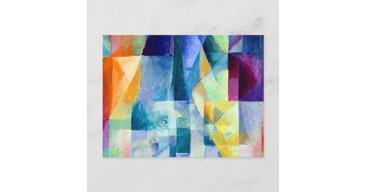 Simultaneous windows by Robert Delaunay Postcard | Zazzle